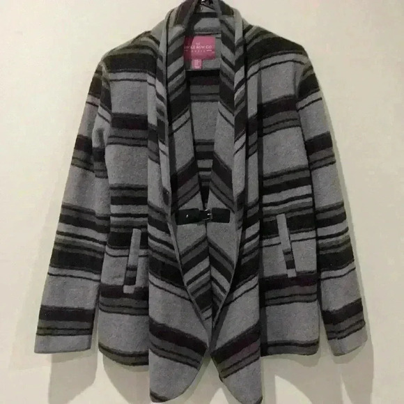 The Savile Row Co London wool blend Cardigan/coat size medium - Picture 2 of 9